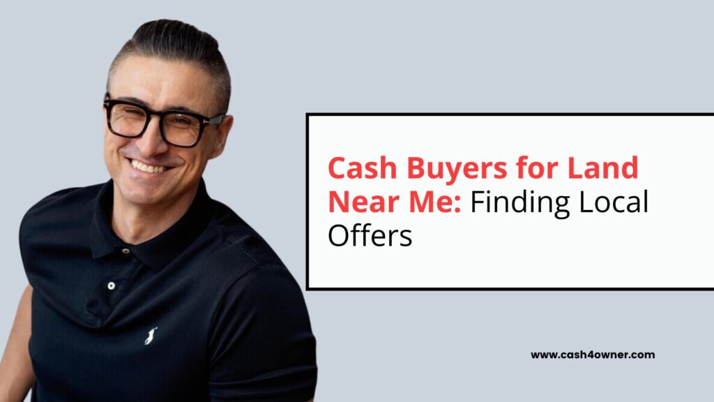 Cash Buyers for Land Near Me Finding Local Offers