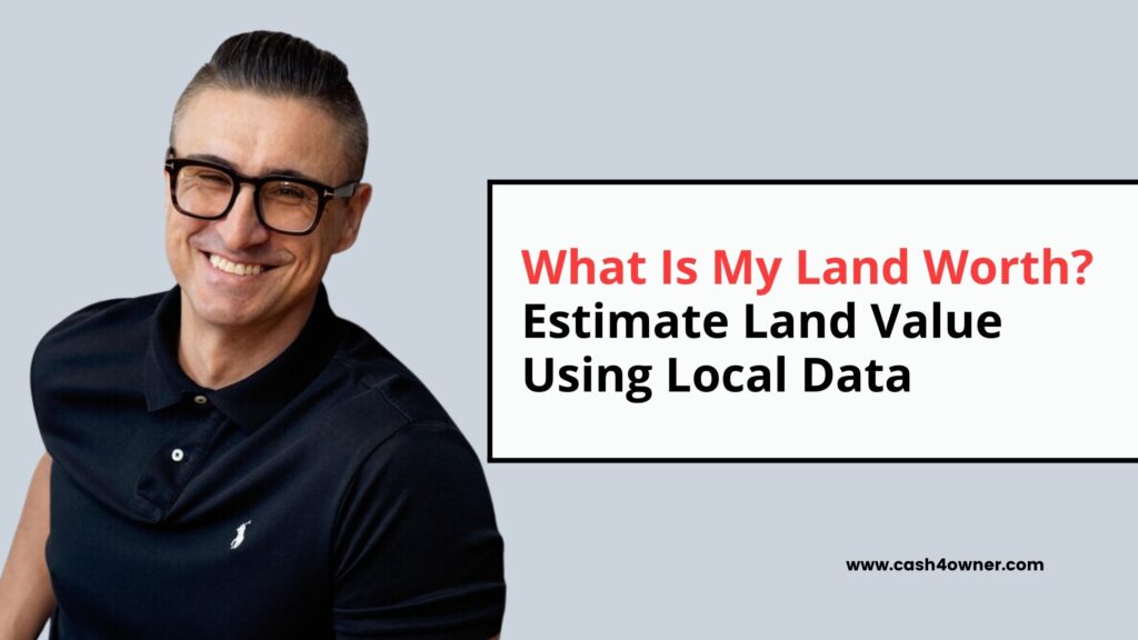 What Is My Land Worth Estimate Land Value Using Local Data