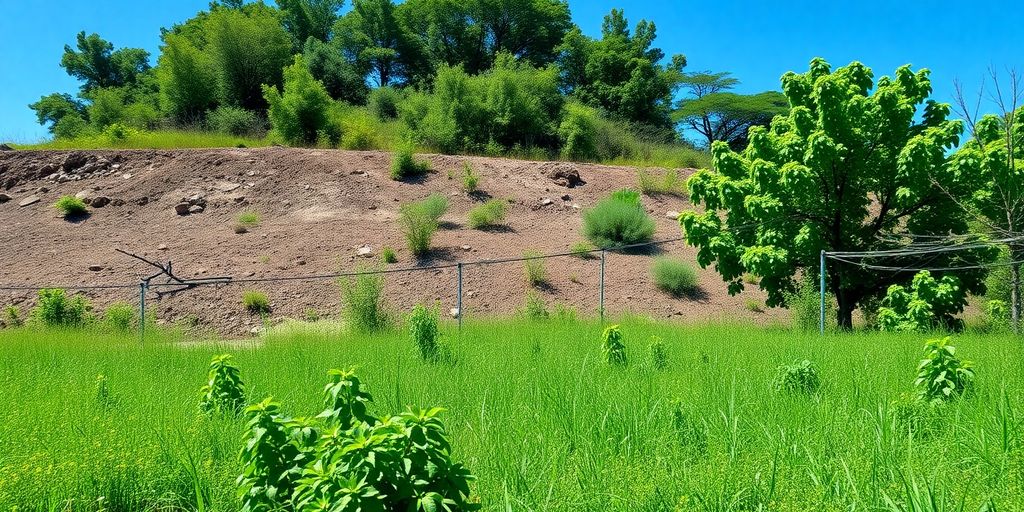 Transforming land into a valuable asset with greenery.